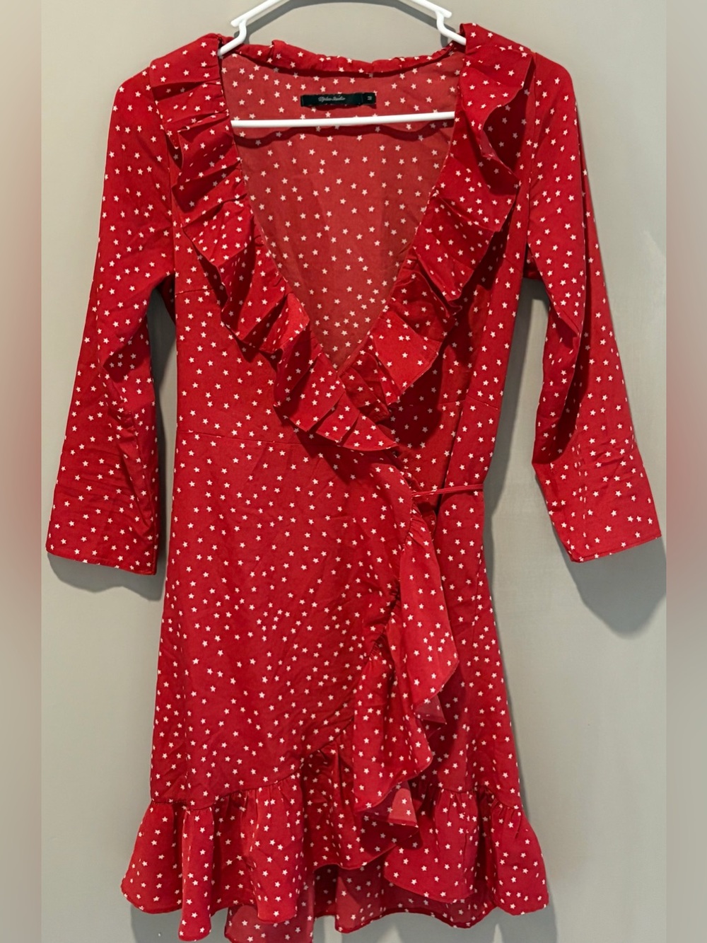 D plus studio red with stars wrap dress (super cute!)